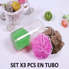 12CM SETX3 ESPONJA DE BAÑO SURT